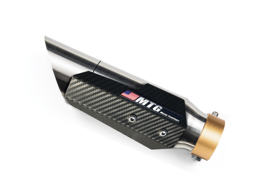 Ponteira de escapamento inox com abafador Royal Enfield Himalayan