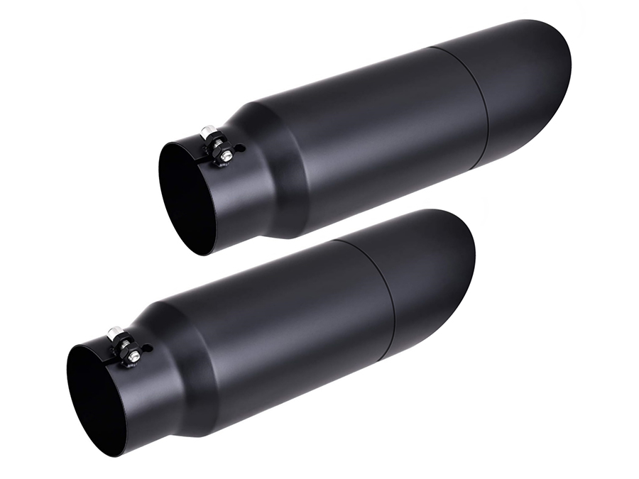 Ponteiras de escapamento Black Harley Davidson Iron 1200