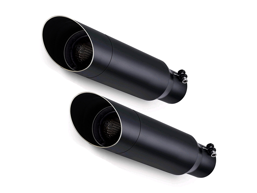 Ponteiras de escapamento Black Harley Davidson Iron 1200