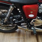 Ponteira de escapamento inox com abafador Triumph Bonneville T100