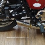 Ponteira de escapamento inox com abafador Triumph Bonneville T120