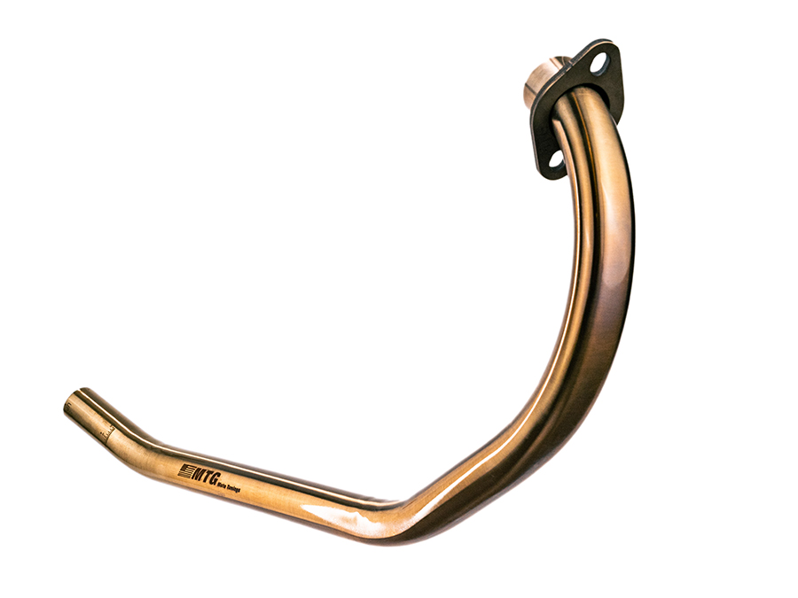 Curva de escapamento inox Honda CG 125 Start