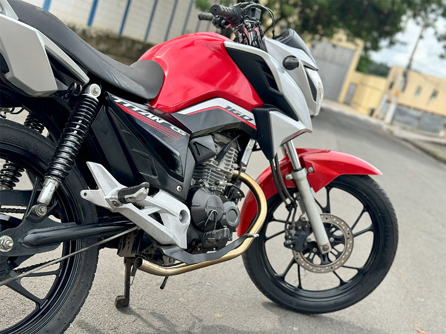 Curva de escapamento inox Honda CG 125 Start