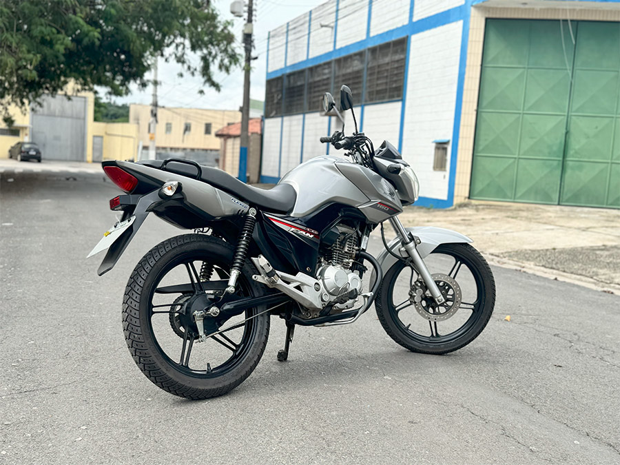 Curva de escapamento preto Honda CG 125 Start