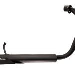 Escapamento esportivo silencioso por baixo da moto Honda CG 160 Titan 2025