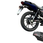 Escapamento esportivo silencioso por baixo da moto Honda CG 160 Titan 2025