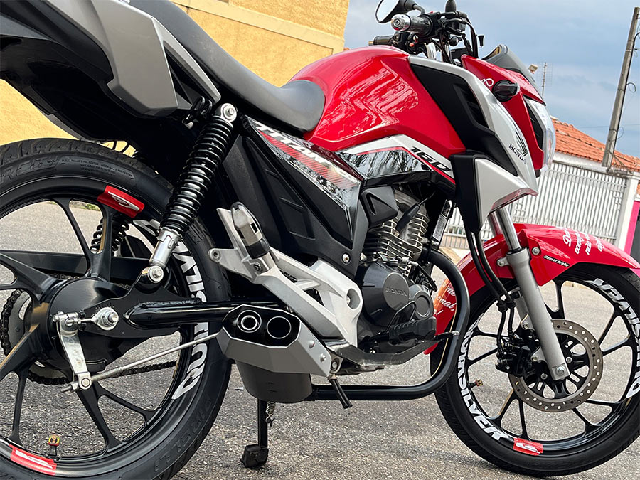 Escapamento esportivo Honda CG 160 Titan