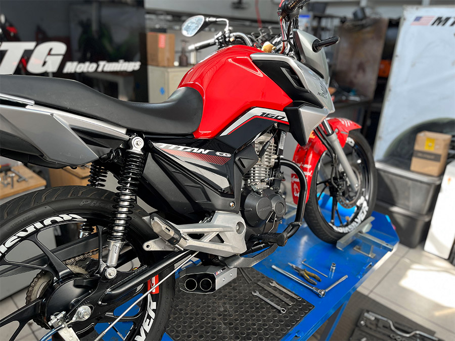 Escapamento esportivo Honda CG 160 Titan