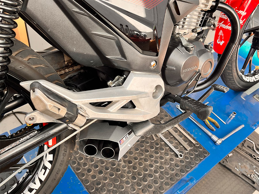 Escapamento esportivo Honda CG 160 Titan