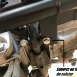Escapamento ponteira inox com abafador Honda CG 160  Titan