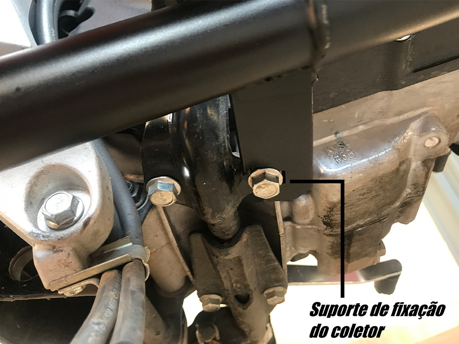 Escapamento ponteira inox com abafador Honda CG 160  Titan