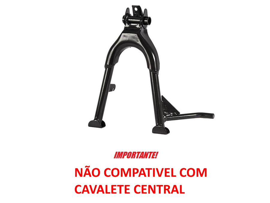 Escapamento esportivo silencioso por baixo da moto Honda CG 160 Titan 2015 a 2024