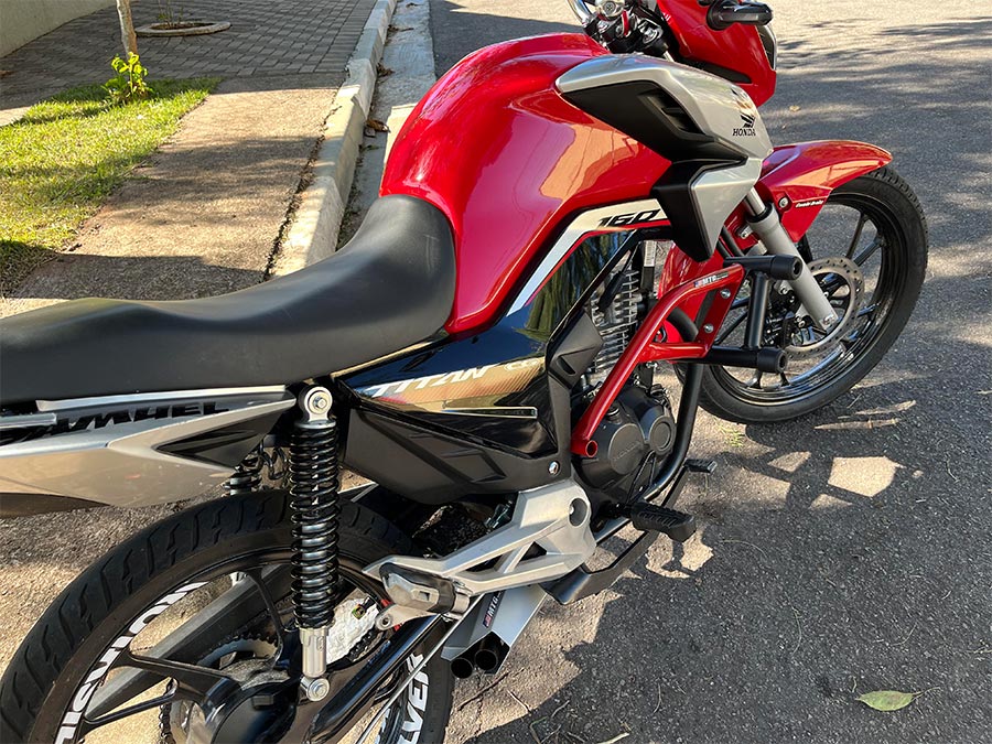 Protetor de motor  Honda CG 160 Titan