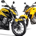 Ponteira de escapamento preta Honda CB 300