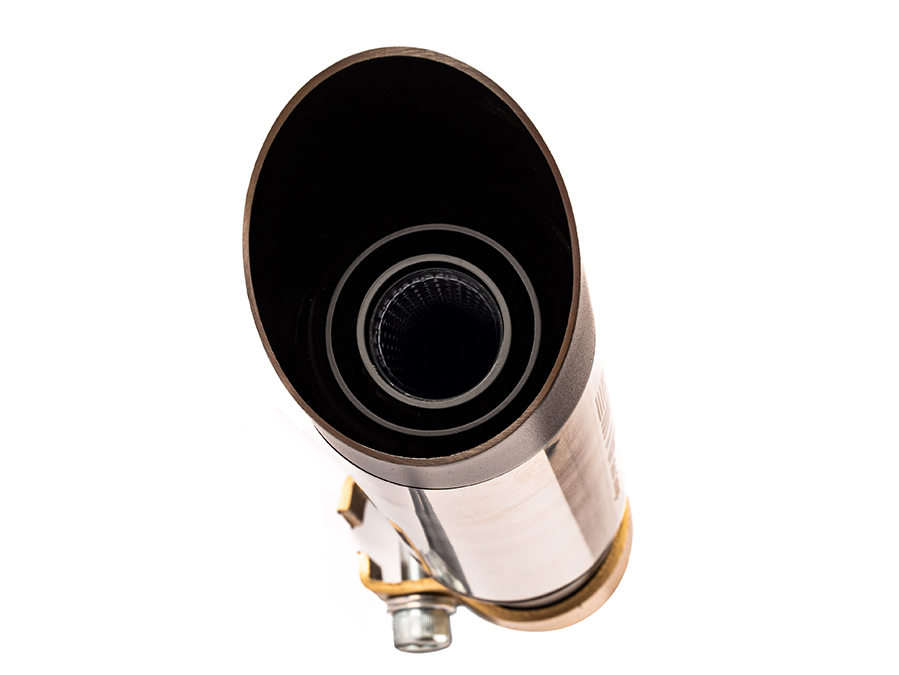 Ponteira de escapamento inox com abafador Honda CTX 700