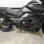 Ponteira de escapamento inox com abafador Honda CTX 700