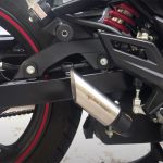Ponteira em inox com abafador Haojue DR 160