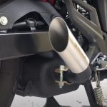 Ponteira em inox com abafador Haojue DR 160