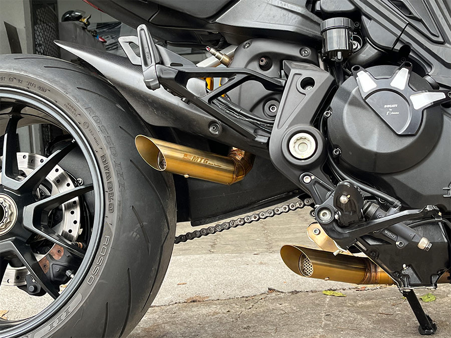 Ponteira dupla Diavel 1260