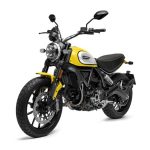 Ponteira de escapamento em inox curta Ducati Scrambler 800