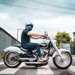 Par de ponteiras de escapamento com abafador Harley Davidson Fat Boy