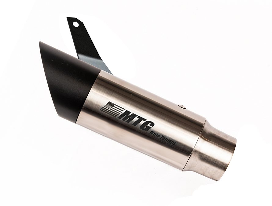 Ponteira de escapamento inox com abafador Suzuki GSX 750 F Katana Monica