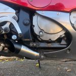 Ponteira de escapamento inox com abafador Suzuki GSX 750 F Katana Monica