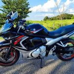 Ponteira de escapamento inox com abafador Suzuki GSX 650F