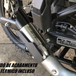 Ponteira de escapamento inox com abafador Royal Enfield Himalayan
