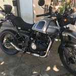 Ponteira de escapamento inox com abafador Royal Enfield Himalayan