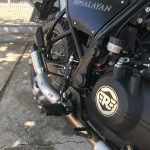 Ponteira de escapamento inox com abafador Royal Enfield Himalayan