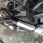 Ponteira de escapamento inox com abafador Royal Enfield Himalayan