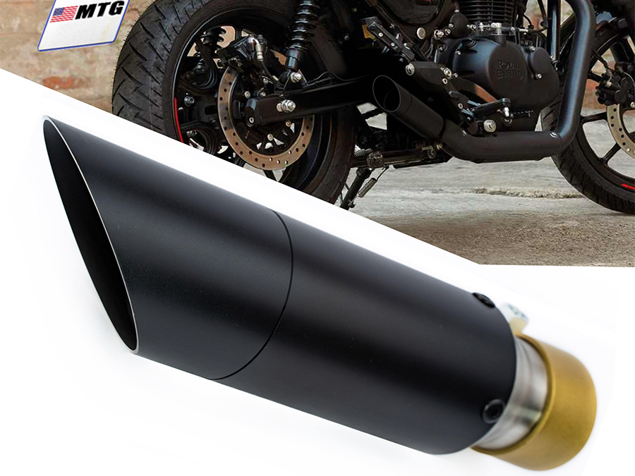 Ponteira de escapamento com abafador Royal Enfield Hunter 350
