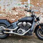 Par de ponteiras inox com abafador Indian Scout