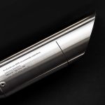 Ponteira de escapamento inox com abafador e escudo Yamaha Lander 250