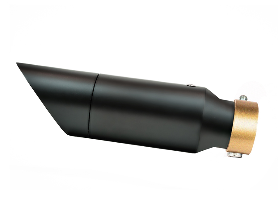 Ponteira de escapamento direta preta ou inox Royal Enfield Meteor 350 FireBall