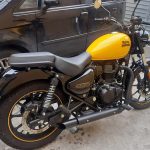 Ponteira de escapamento direta preta ou inox Royal Enfield Meteor 350 FireBall