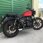 Ponteira de escapamento inox com abafador Royal Enfield Meteor 350 FireBall