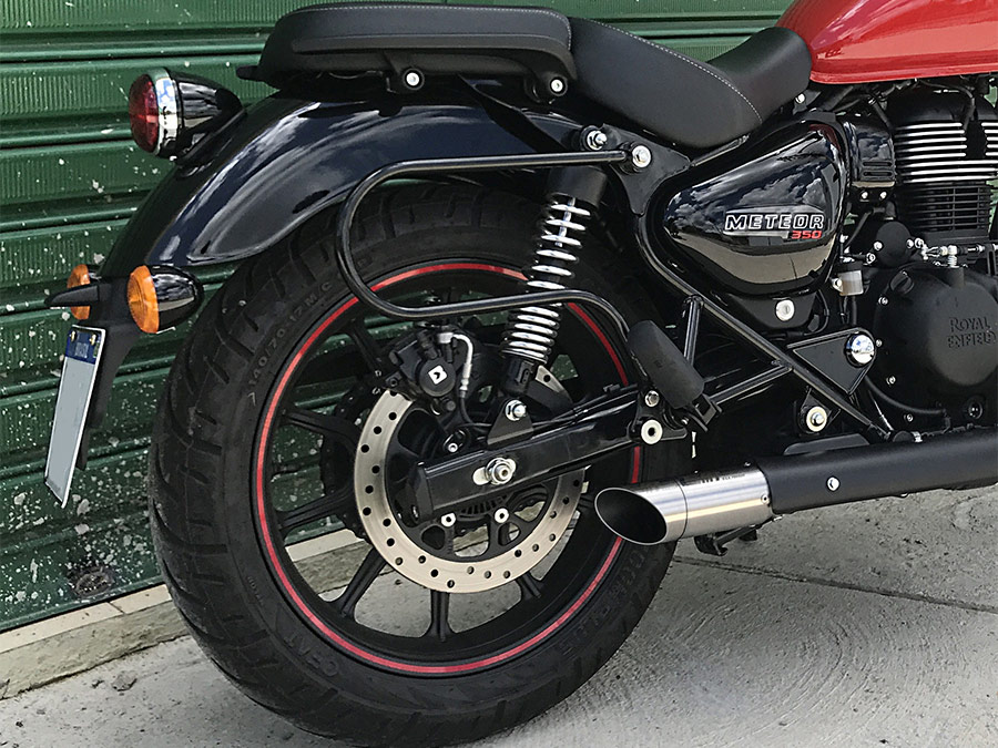 Ponteira de escapamento inox com abafador Royal Enfield Meteor 350 FireBall