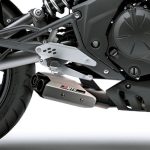 Escapamento esportivo com DB killer Kawasaki Ninja 650