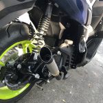 Escapamento com porteira inox com abafador Yamaha Nmax 160