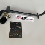 Escapamento com ponteira inox com abafador Honda Pop 110