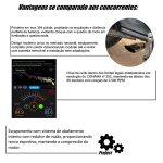 Escapamento com ponteira inox com abafador Honda Pop 110