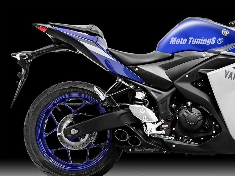 Ponteira dupla Yamaha R3