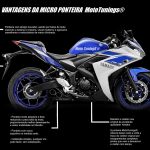 Ponteira dupla Yamaha R3