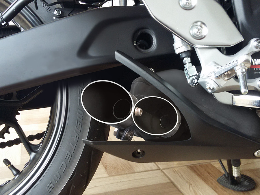Ponteira dupla Yamaha R3