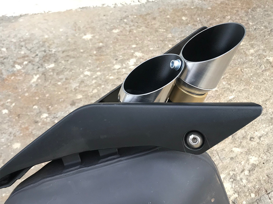 Ponteira dupla Yamaha R3