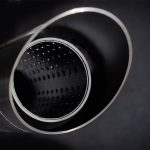 Ponteira de escapamento inox Triumph  Rocket 3