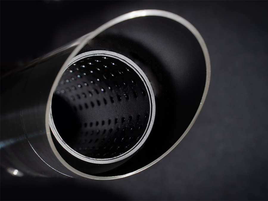 Ponteira de escapamento inox Triumph  Rocket 3