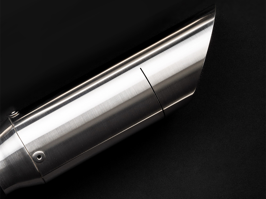 Ponteira de escapamento inox Triumph  Rocket 3